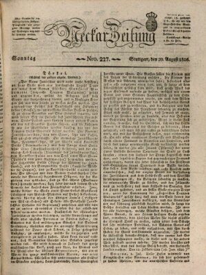 Neckar-Zeitung Sonntag 20. August 1826