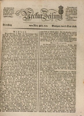 Neckar-Zeitung Dienstag 19. September 1826