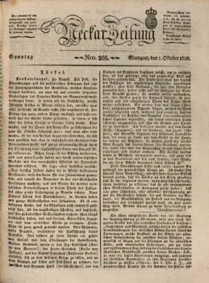 Neckar-Zeitung Sonntag 1. Oktober 1826