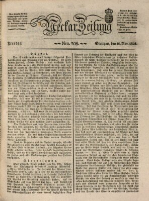 Neckar-Zeitung Freitag 10. November 1826