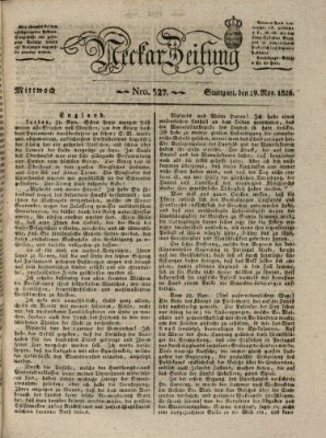 Neckar-Zeitung Mittwoch 29. November 1826