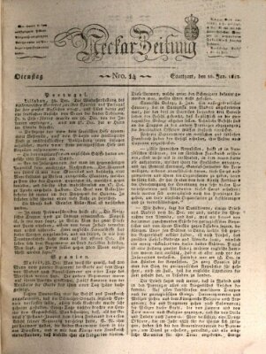 Neckar-Zeitung Dienstag 16. Januar 1827