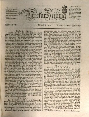 Neckar-Zeitung Mittwoch 24. Januar 1827