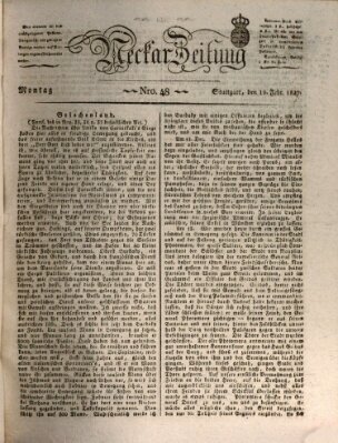 Neckar-Zeitung Montag 19. Februar 1827