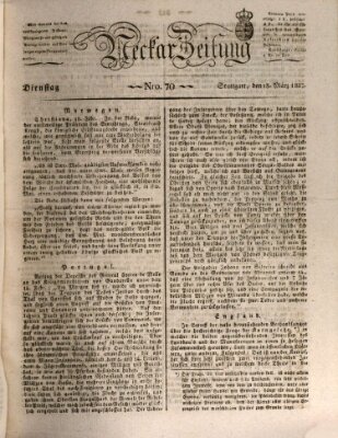 Neckar-Zeitung Dienstag 13. März 1827