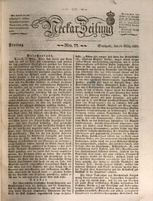 Neckar-Zeitung Freitag 16. März 1827