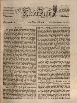 Neckar-Zeitung Donnerstag 17. Mai 1827