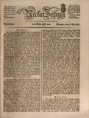 Neckar-Zeitung Sonntag 27. Mai 1827