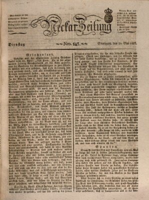 Neckar-Zeitung Dienstag 29. Mai 1827