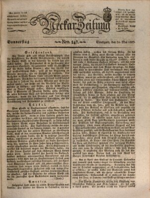 Neckar-Zeitung Donnerstag 31. Mai 1827