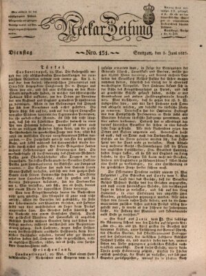 Neckar-Zeitung Dienstag 5. Juni 1827