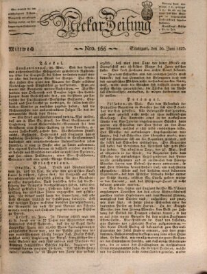 Neckar-Zeitung Mittwoch 20. Juni 1827