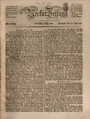 Neckar-Zeitung Dienstag 26. Juni 1827