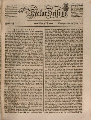 Neckar-Zeitung Freitag 29. Juni 1827