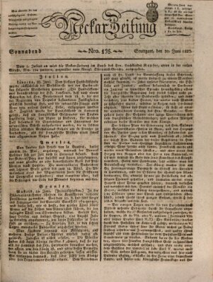 Neckar-Zeitung Samstag 30. Juni 1827