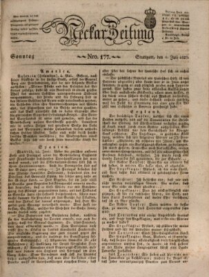 Neckar-Zeitung Sonntag 1. Juli 1827