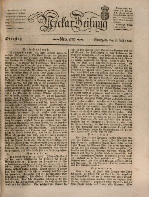 Neckar-Zeitung Dienstag 3. Juli 1827