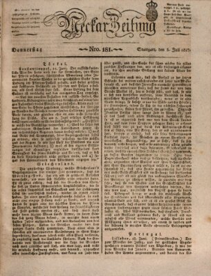 Neckar-Zeitung Donnerstag 5. Juli 1827