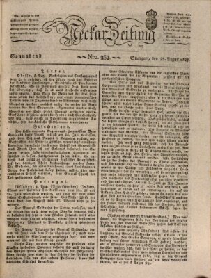 Neckar-Zeitung Samstag 25. August 1827