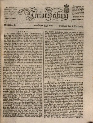 Neckar-Zeitung Mittwoch 5. September 1827