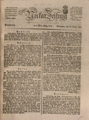 Neckar-Zeitung Sonntag 16. September 1827