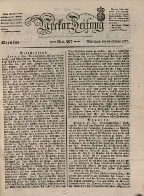 Neckar-Zeitung Dienstag 30. Oktober 1827