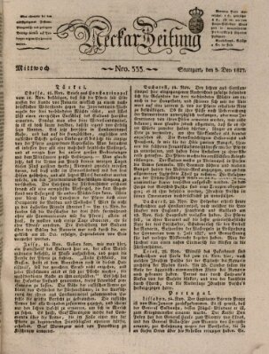 Neckar-Zeitung Mittwoch 5. Dezember 1827