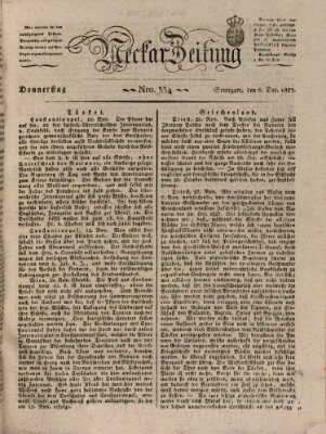 Neckar-Zeitung Donnerstag 6. Dezember 1827