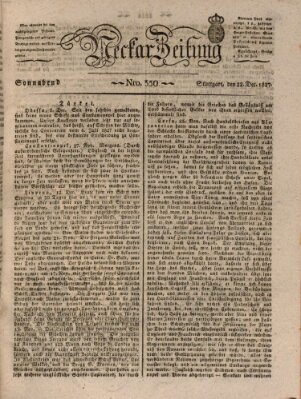 Neckar-Zeitung Samstag 22. Dezember 1827