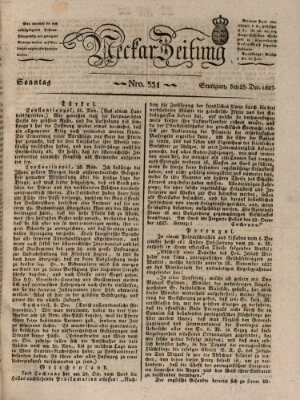 Neckar-Zeitung Sonntag 23. Dezember 1827