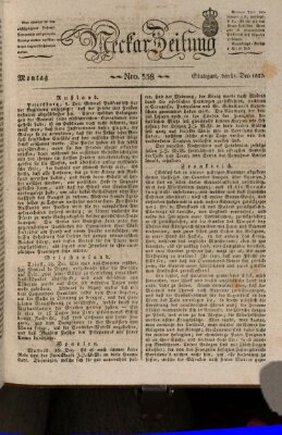 Neckar-Zeitung Montag 31. Dezember 1827