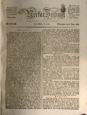 Neckar-Zeitung Mittwoch 9. Januar 1828