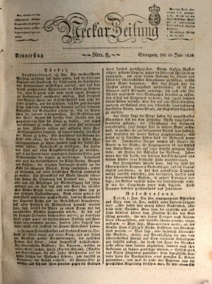 Neckar-Zeitung Donnerstag 10. Januar 1828