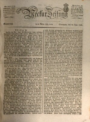 Neckar-Zeitung Sonntag 13. Januar 1828