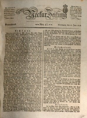 Neckar-Zeitung Samstag 19. Januar 1828