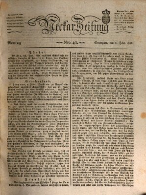 Neckar-Zeitung Montag 11. Februar 1828