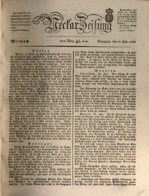 Neckar-Zeitung Mittwoch 13. Februar 1828