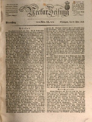 Neckar-Zeitung Dienstag 26. Februar 1828