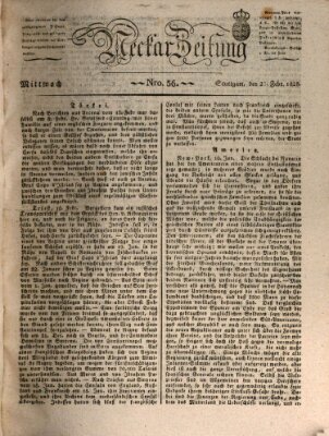 Neckar-Zeitung Mittwoch 27. Februar 1828