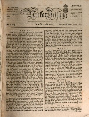 Neckar-Zeitung Freitag 7. März 1828