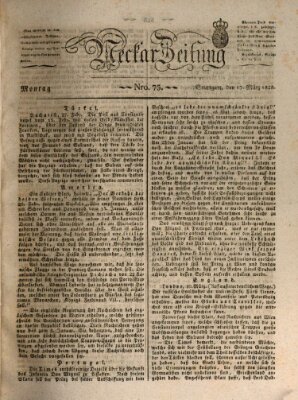 Neckar-Zeitung Montag 17. März 1828