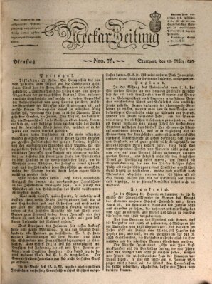 Neckar-Zeitung Dienstag 18. März 1828