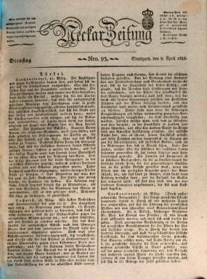 Neckar-Zeitung Dienstag 8. April 1828