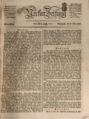 Neckar-Zeitung Dienstag 27. Mai 1828