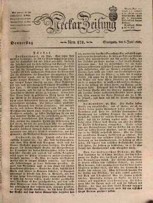 Neckar-Zeitung Donnerstag 5. Juni 1828