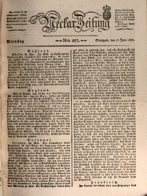 Neckar-Zeitung Dienstag 17. Juni 1828