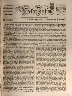 Neckar-Zeitung Mittwoch 18. Juni 1828