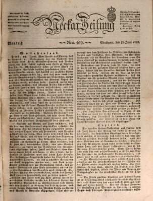 Neckar-Zeitung Montag 23. Juni 1828