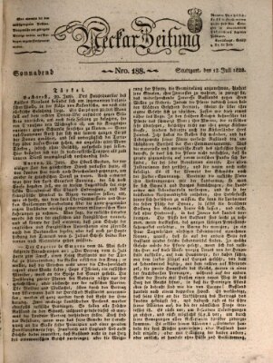 Neckar-Zeitung Samstag 12. Juli 1828