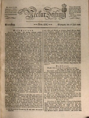 Neckar-Zeitung Dienstag 15. Juli 1828